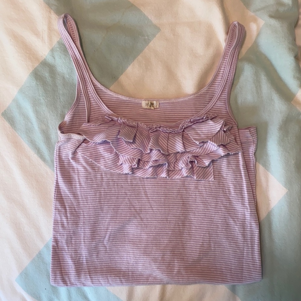 J. Crew ruffle cami